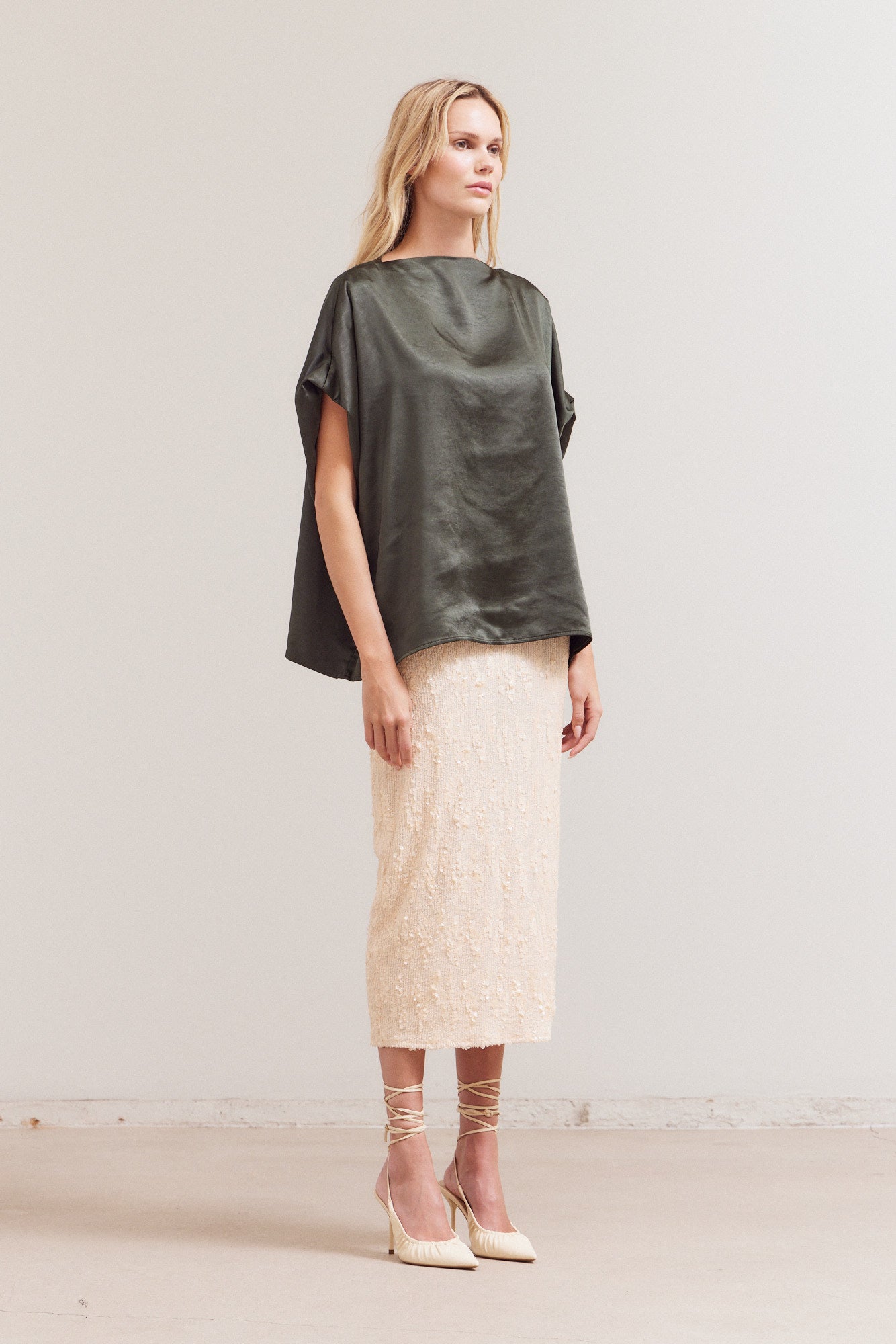 Draped Loose Fit Top