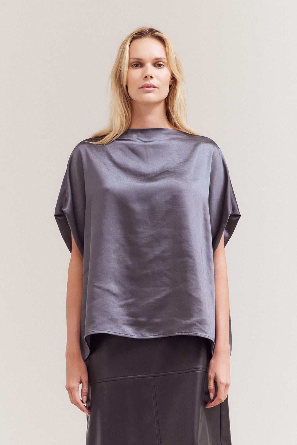 Draped Loose Fit Top