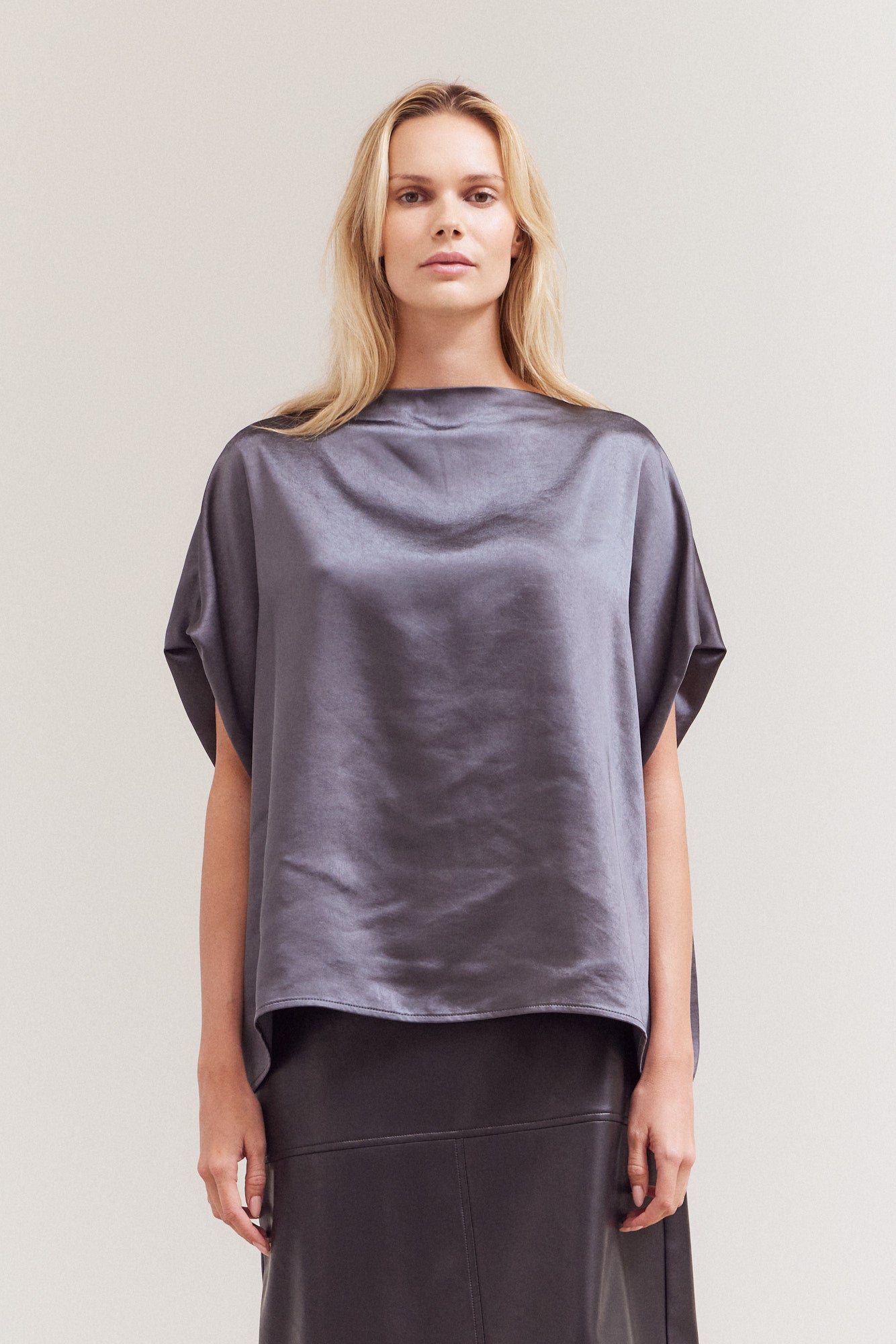 Draped Loose Fit Top