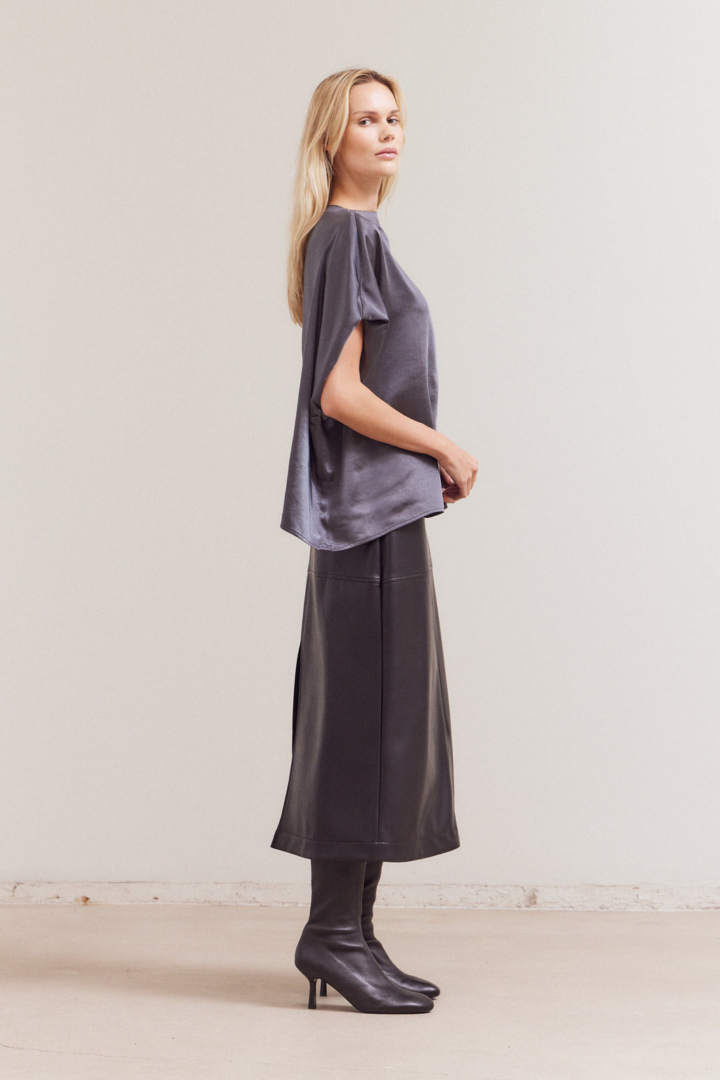 Draped Loose Fit Top