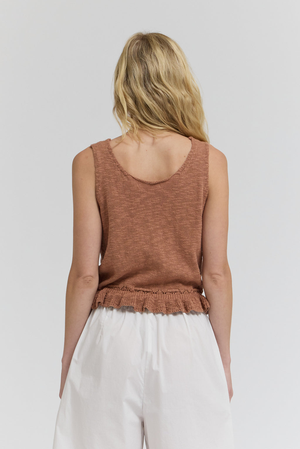 Knit Peplum Tank