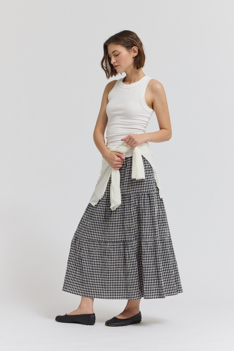 Daily Wear Easy Jersey Top in Off White