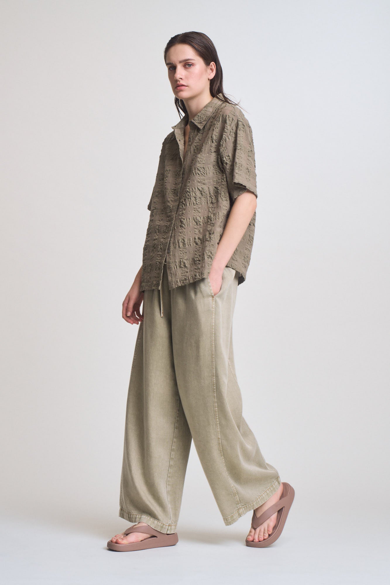 Seer Plaid Button Up Short Sleeve Shirt