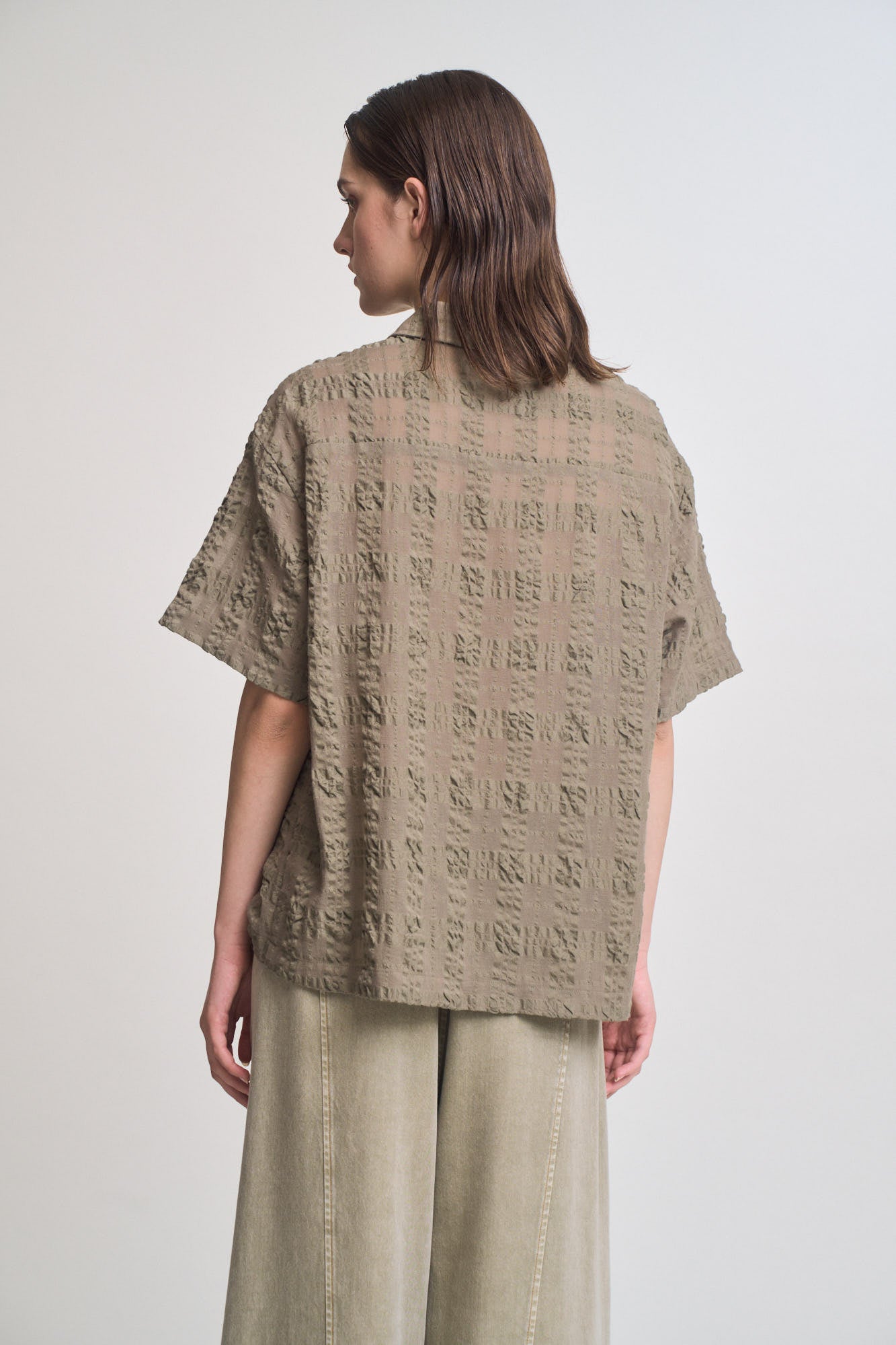 Seer Plaid Button Up Short Sleeve Shirt