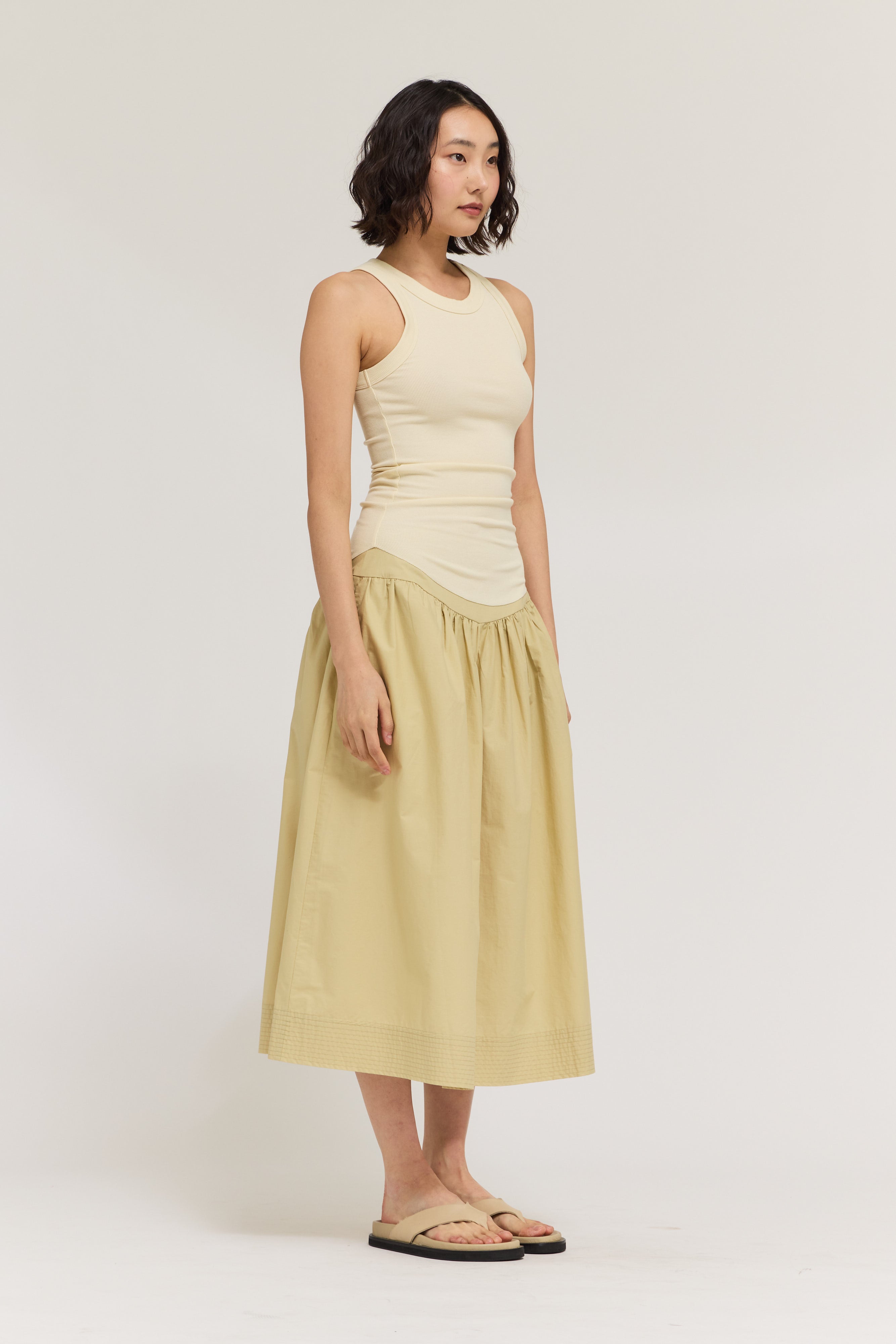 Daily Wear Easy Jersey Top in Butter