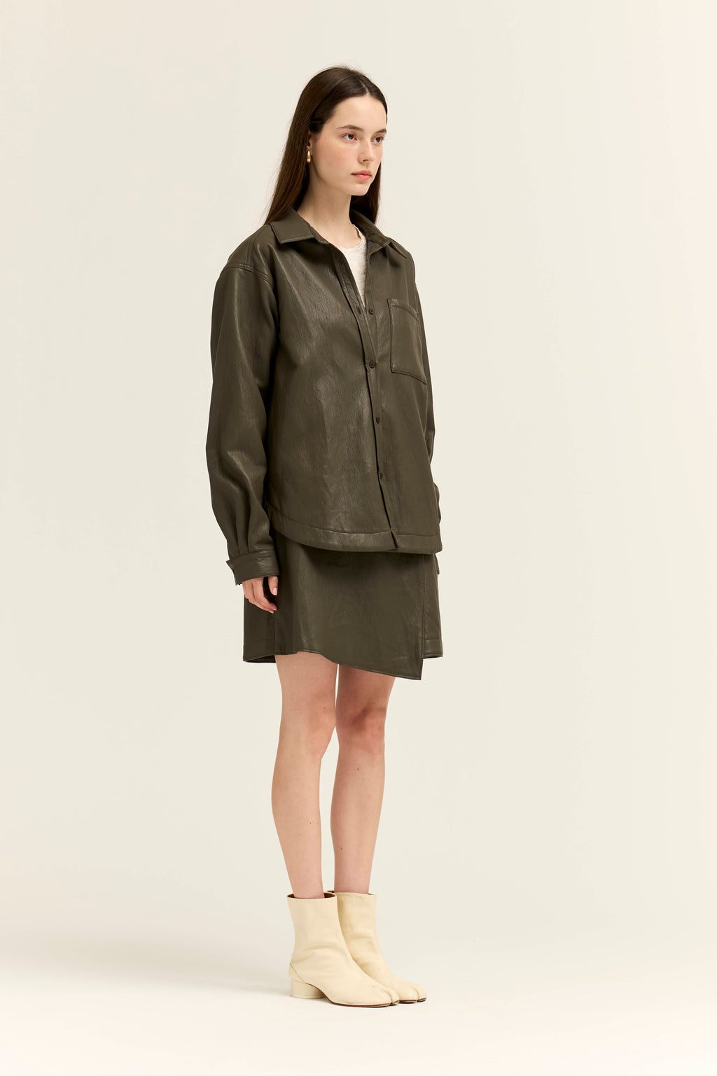 Vegan Leather Skirt