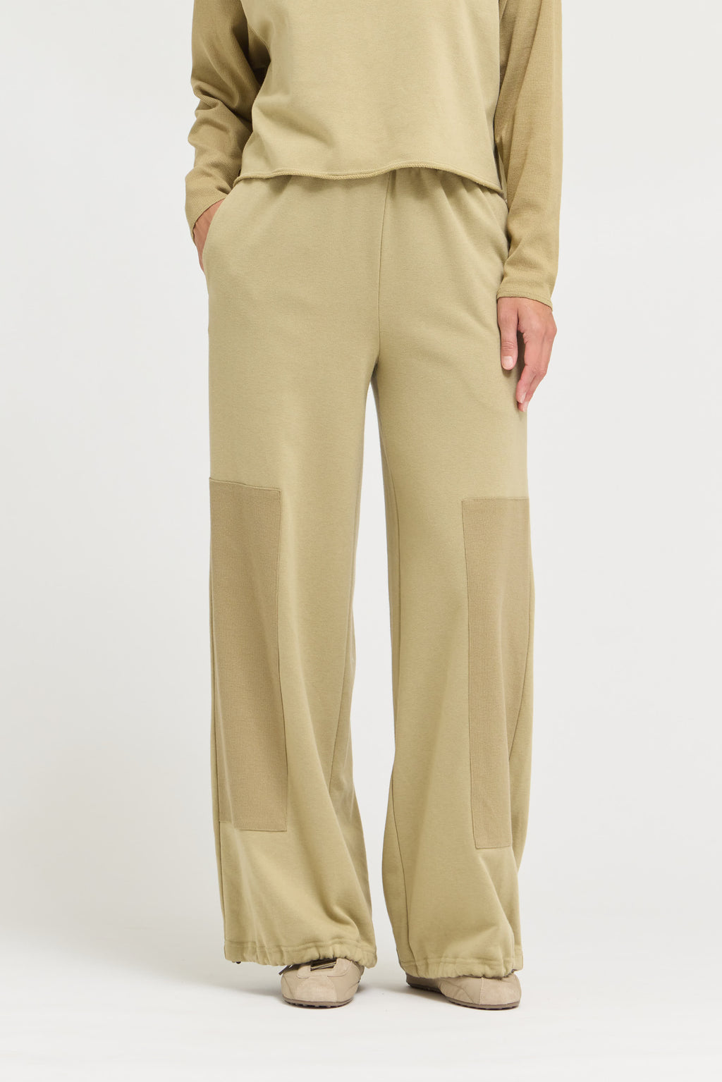 Rib and Terry Sweatpants
