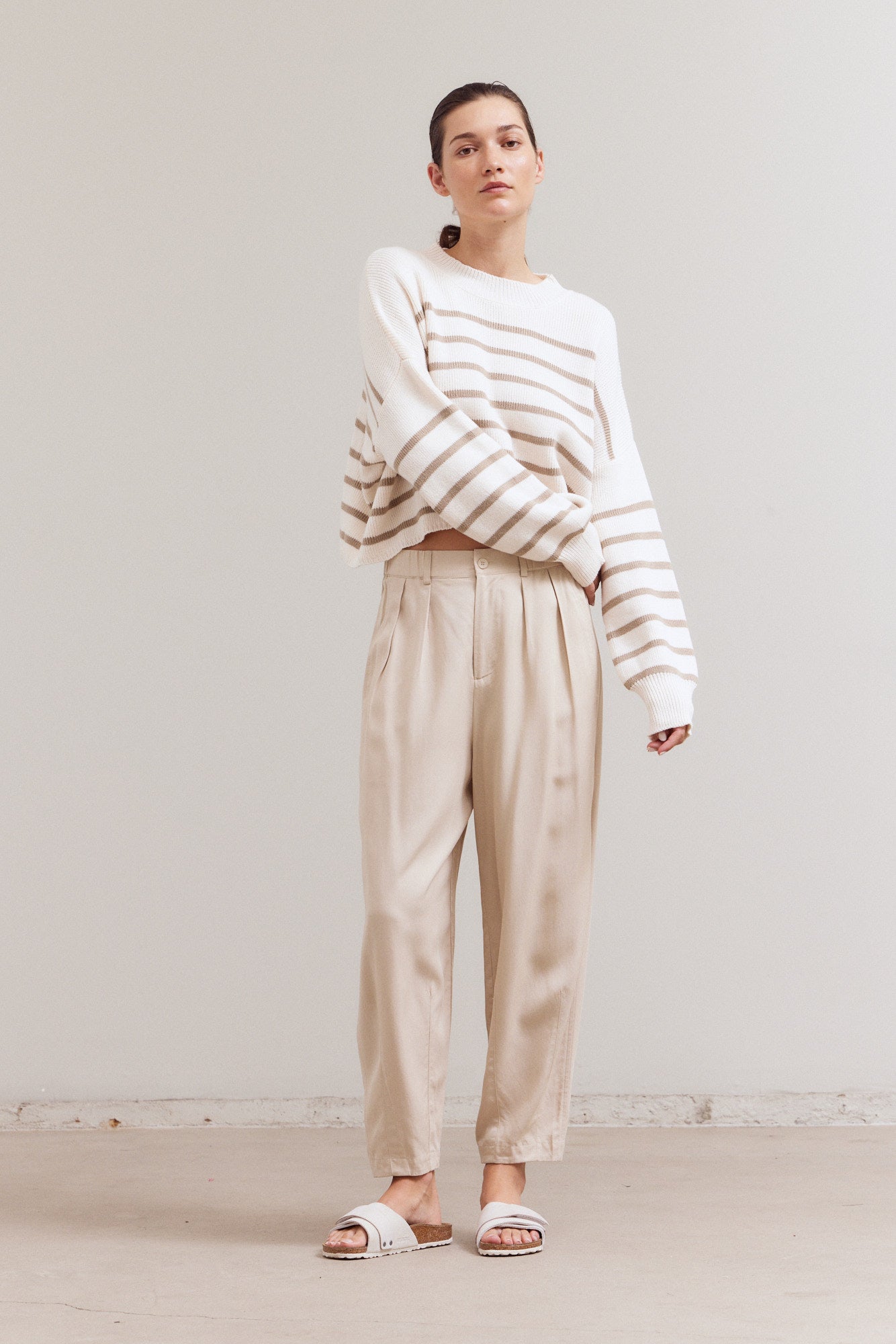 Tencel Barrel Pants