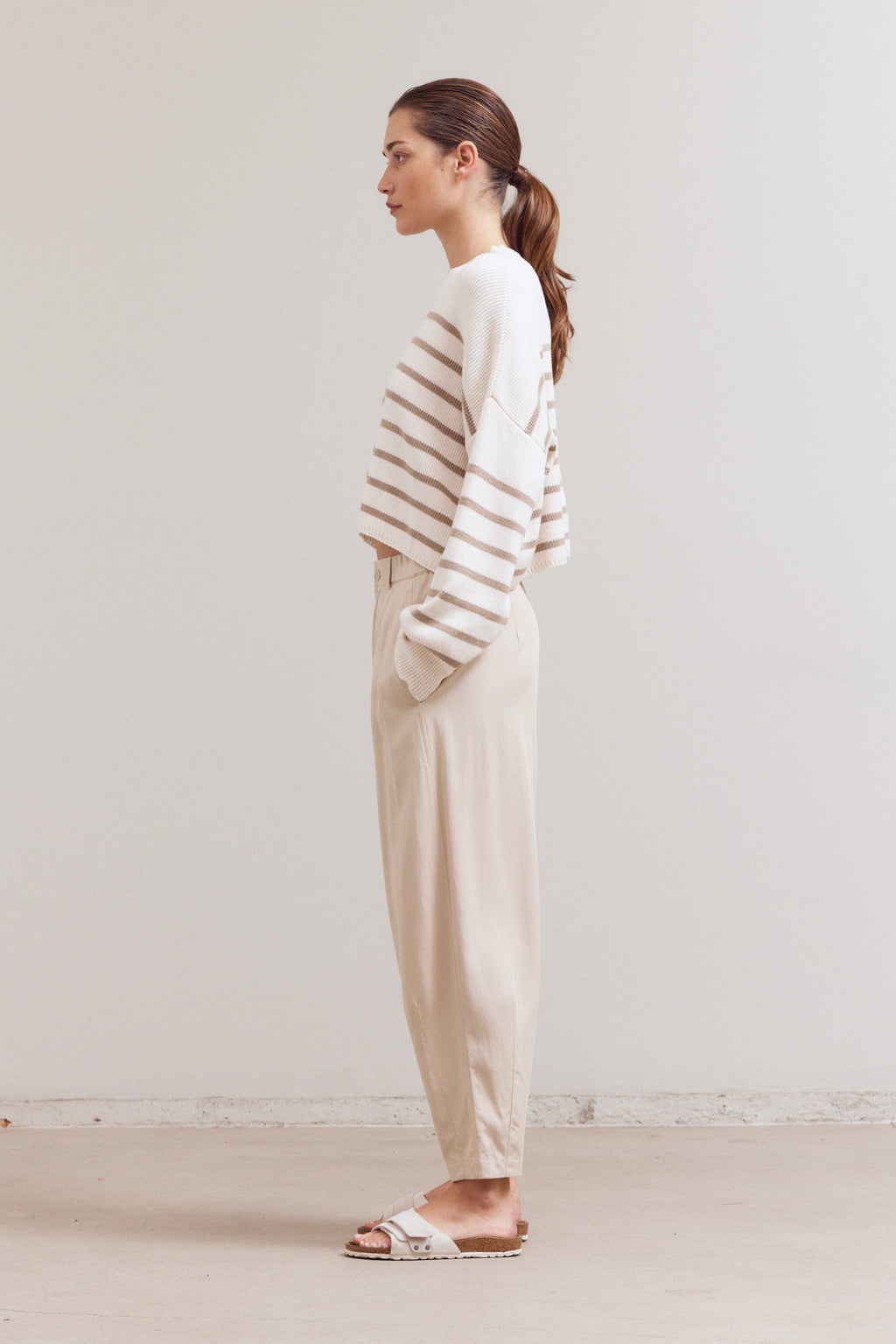 Tencel Barrel Pants