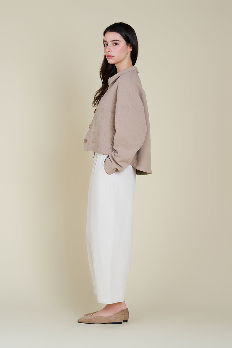 Thick Gauze Short Jacket