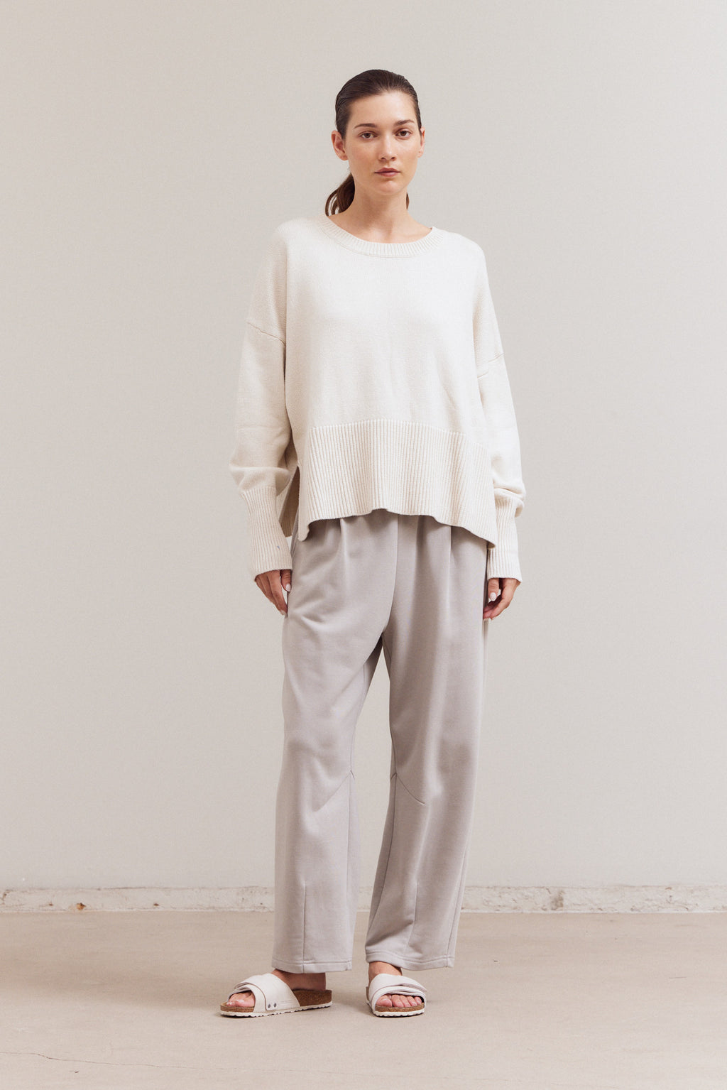 Side Slit Sweater Top