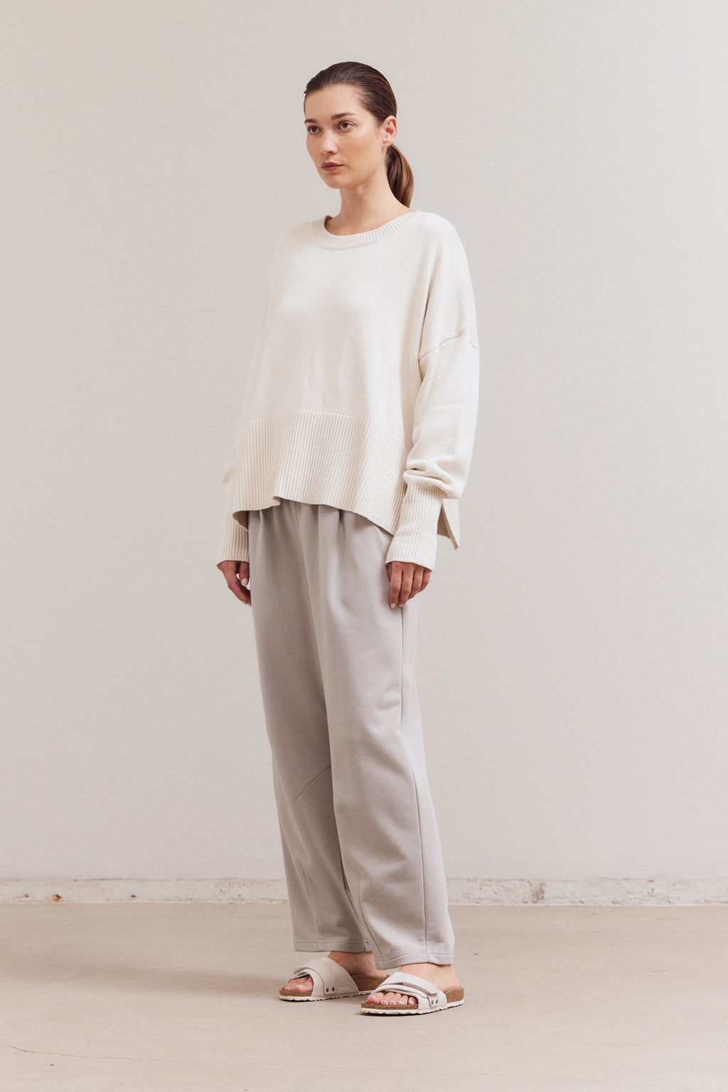 Side Slit Sweater Top