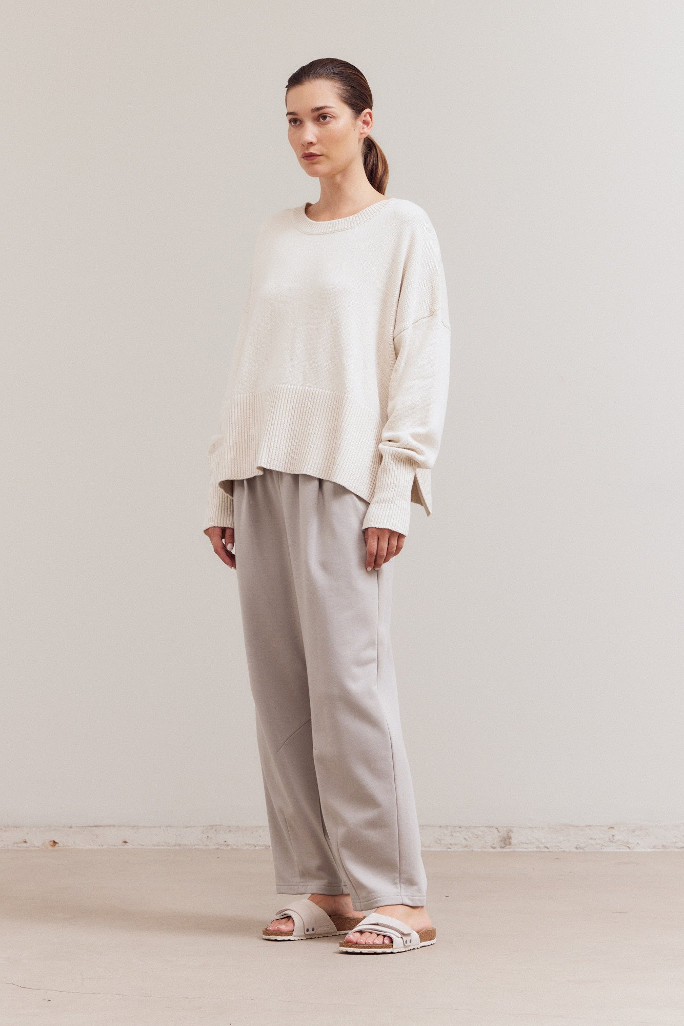 Side Slit Sweater Top