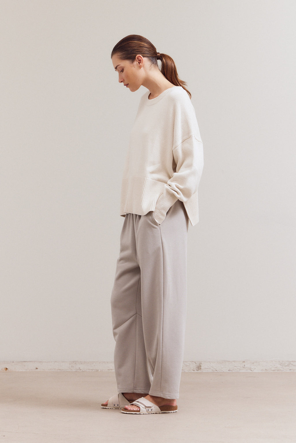 Side Slit Sweater Top