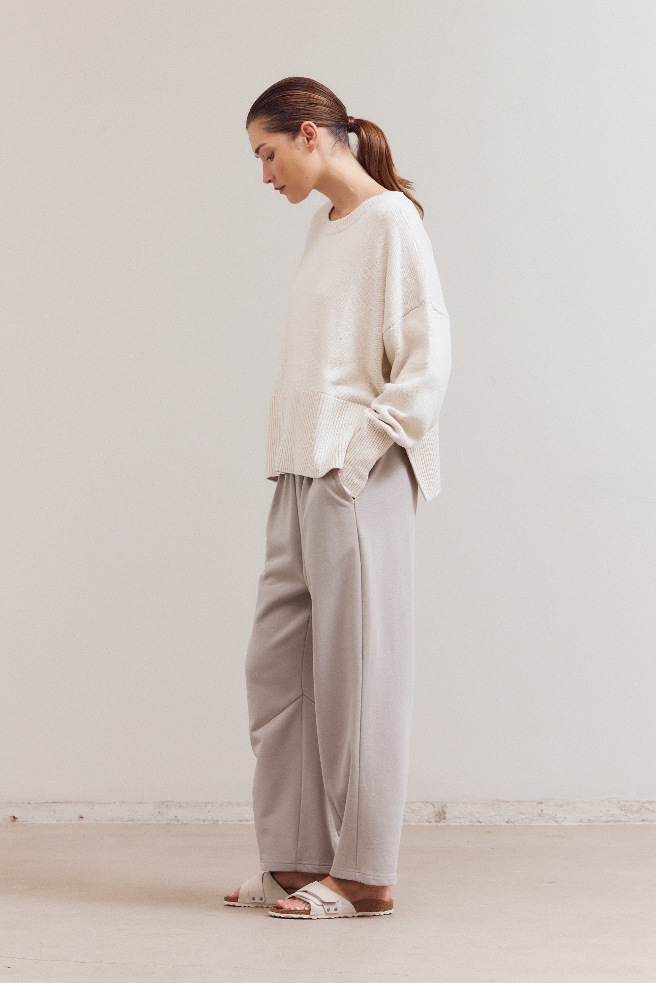 Side Slit Sweater Top