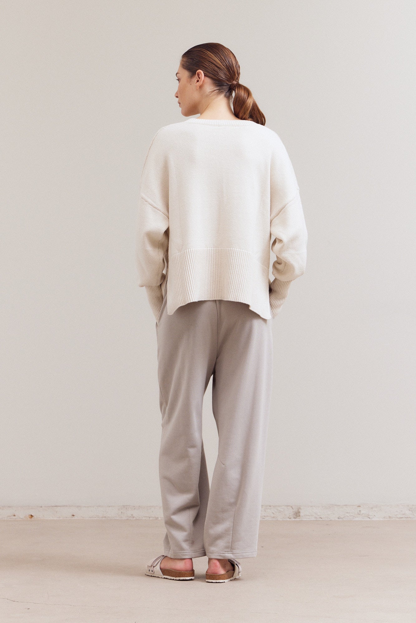 Side Slit Sweater Top