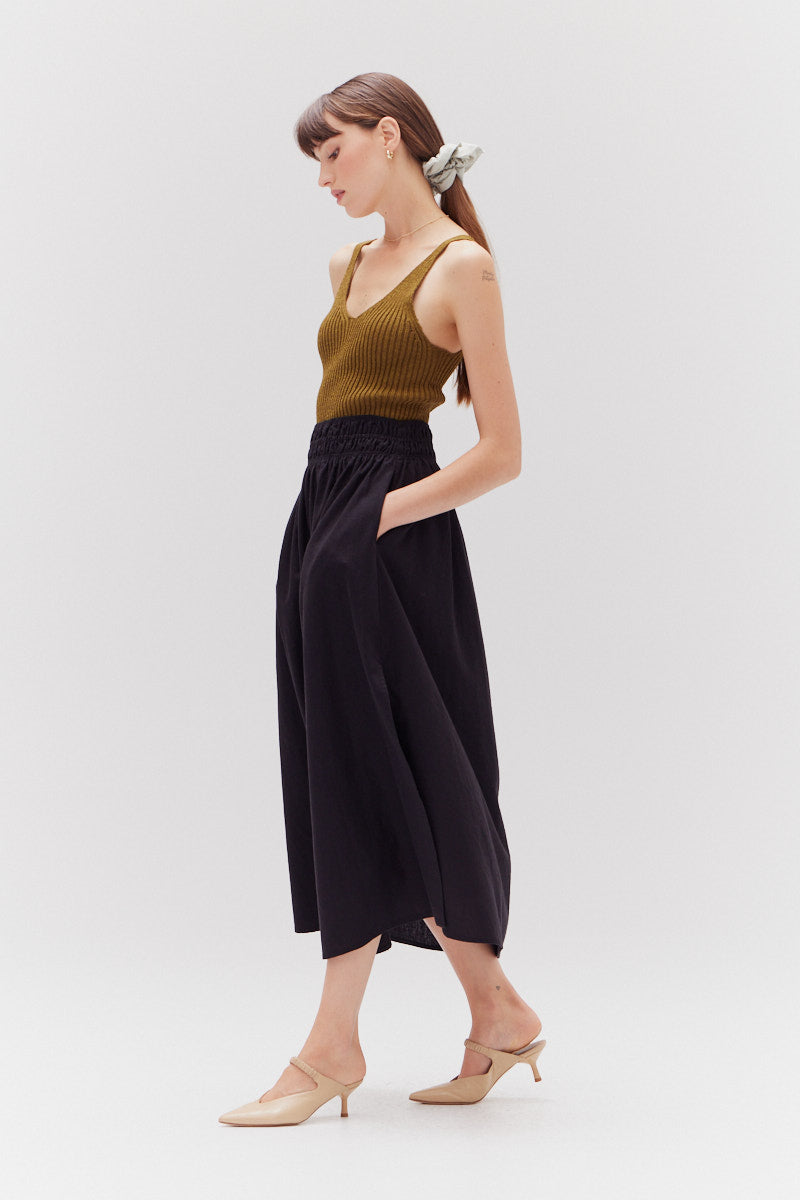 Side Slit Maxi Skirt