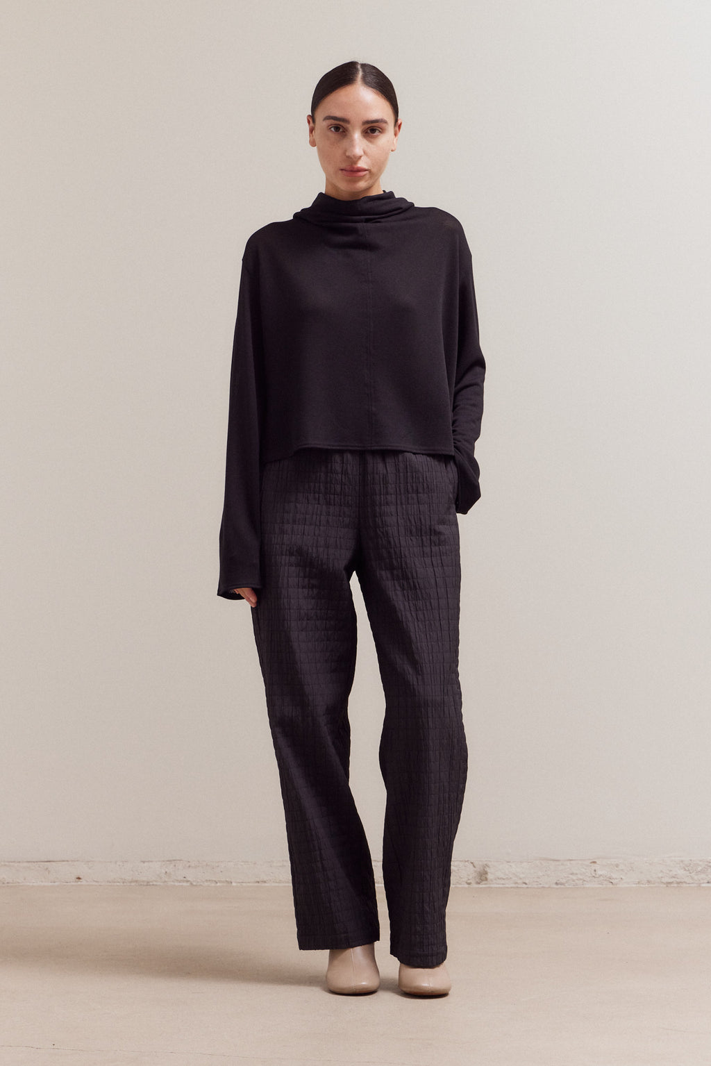 Bading Wasitband Seer Pants