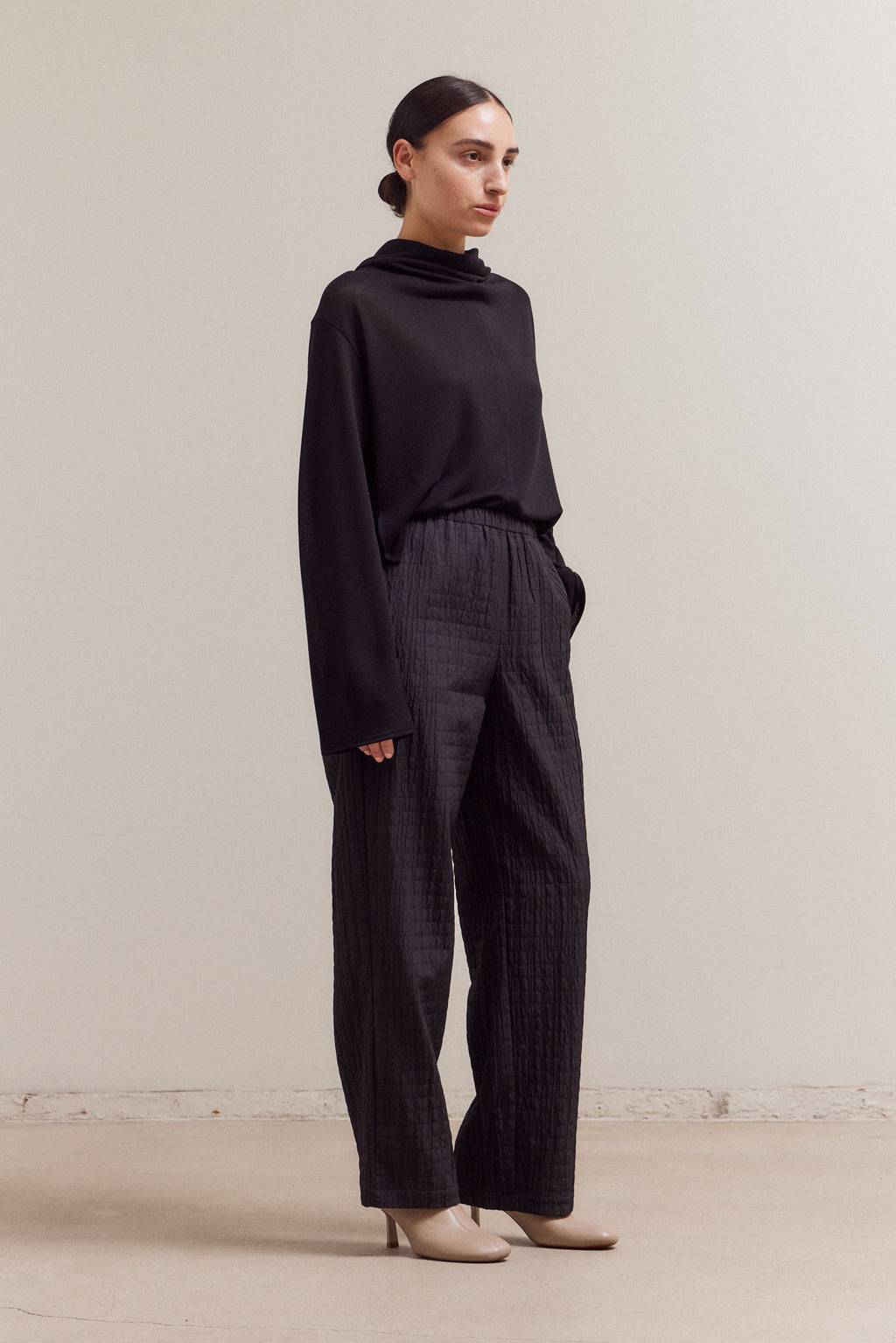 Bading Wasitband Seer Pants