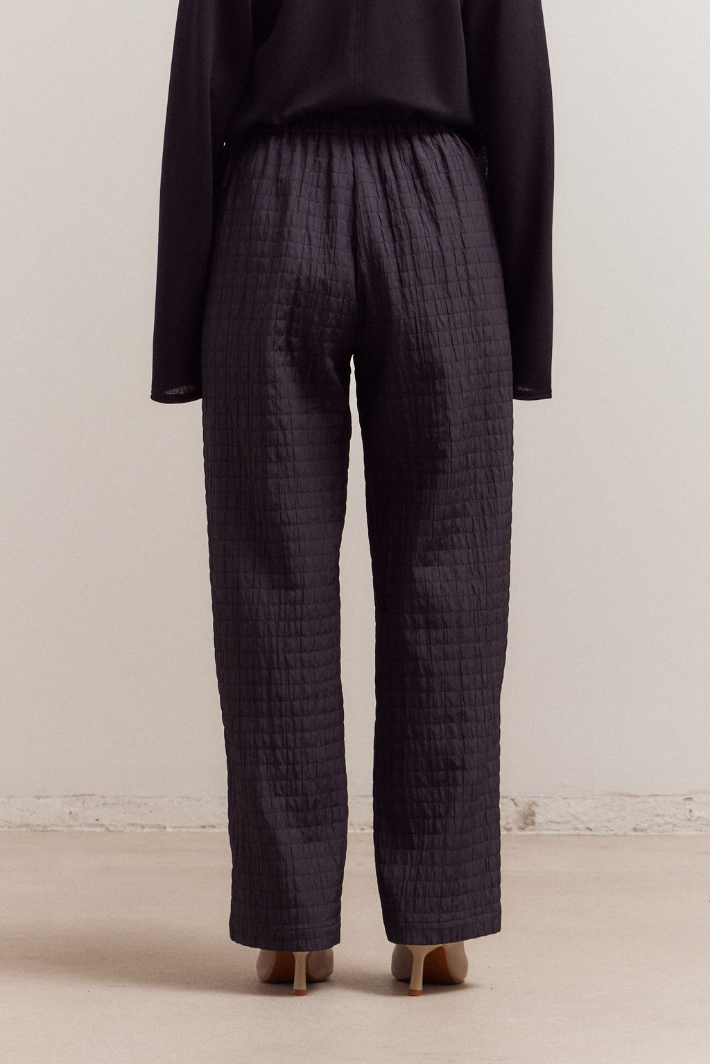 Bading Wasitband Seer Pants