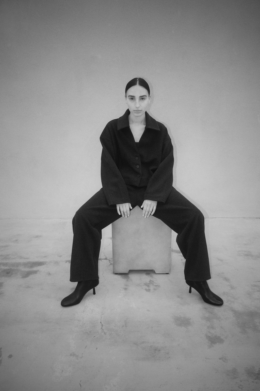 Short Wool Collar Jacket