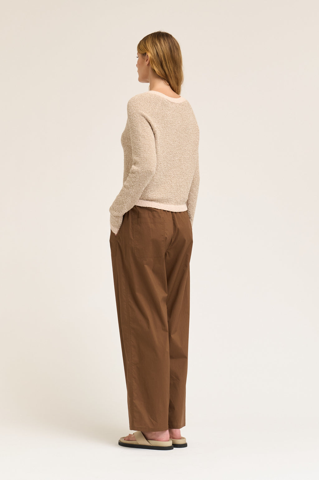 Poplin Cotton Loose Fit Pants