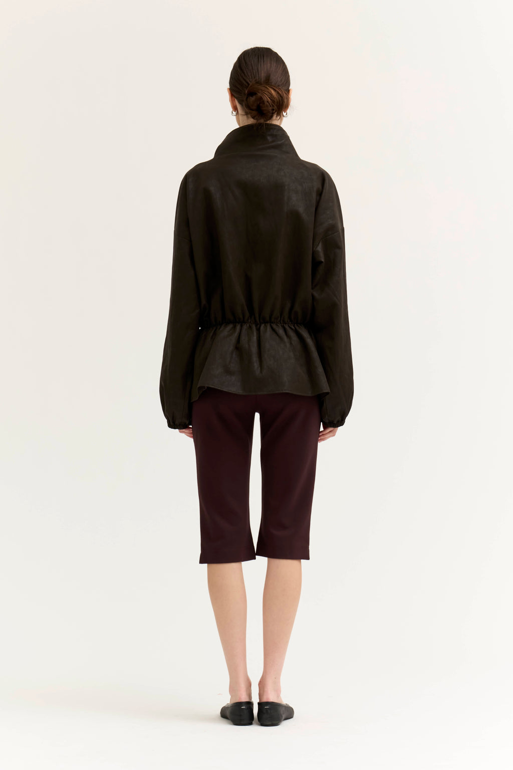 Capri Jersey Leggings in Tobacco