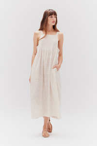 Printed Gauze Dress