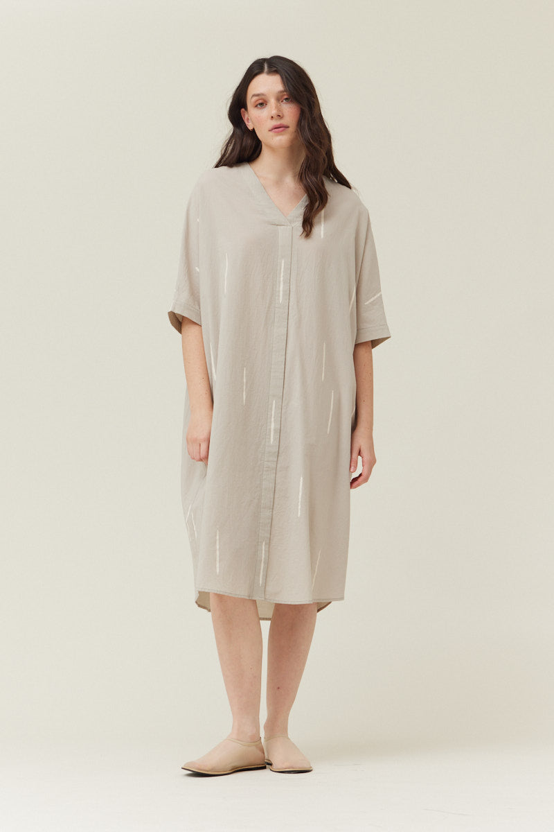 Matchstick Print Caftan