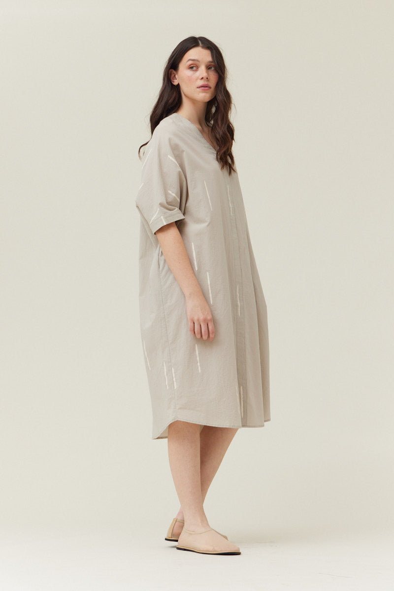 Matchstick Print Caftan