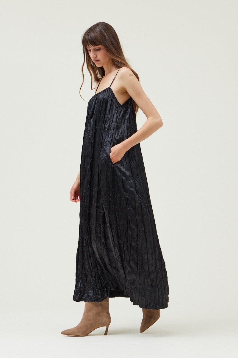Pleated Maxi Dress