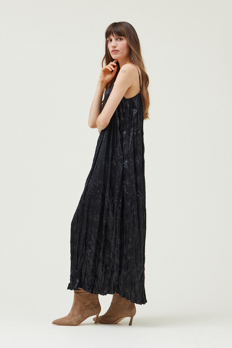 Pleated Maxi Dress