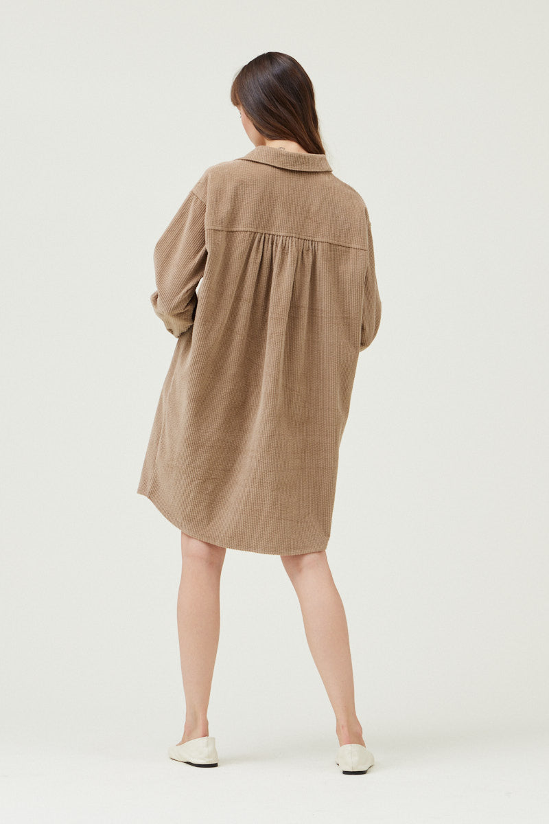 Corduroy Shirt Dress
