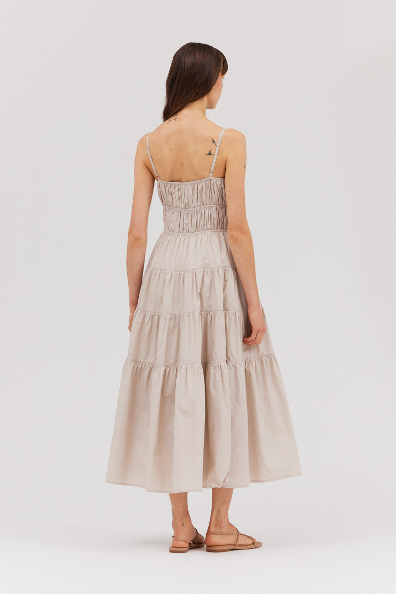 Tiered Midi Dress