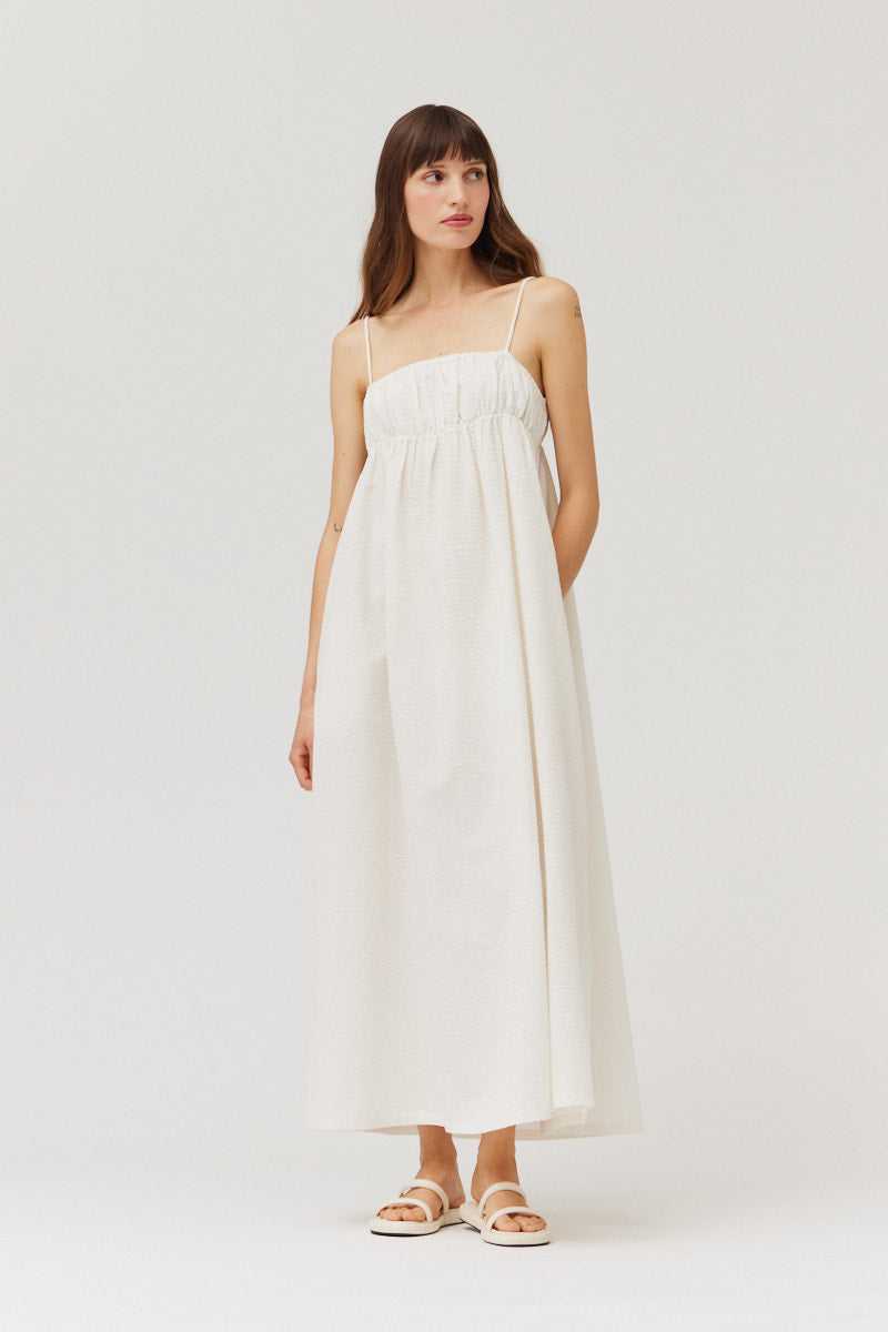 Summer Midi Dress in Soy