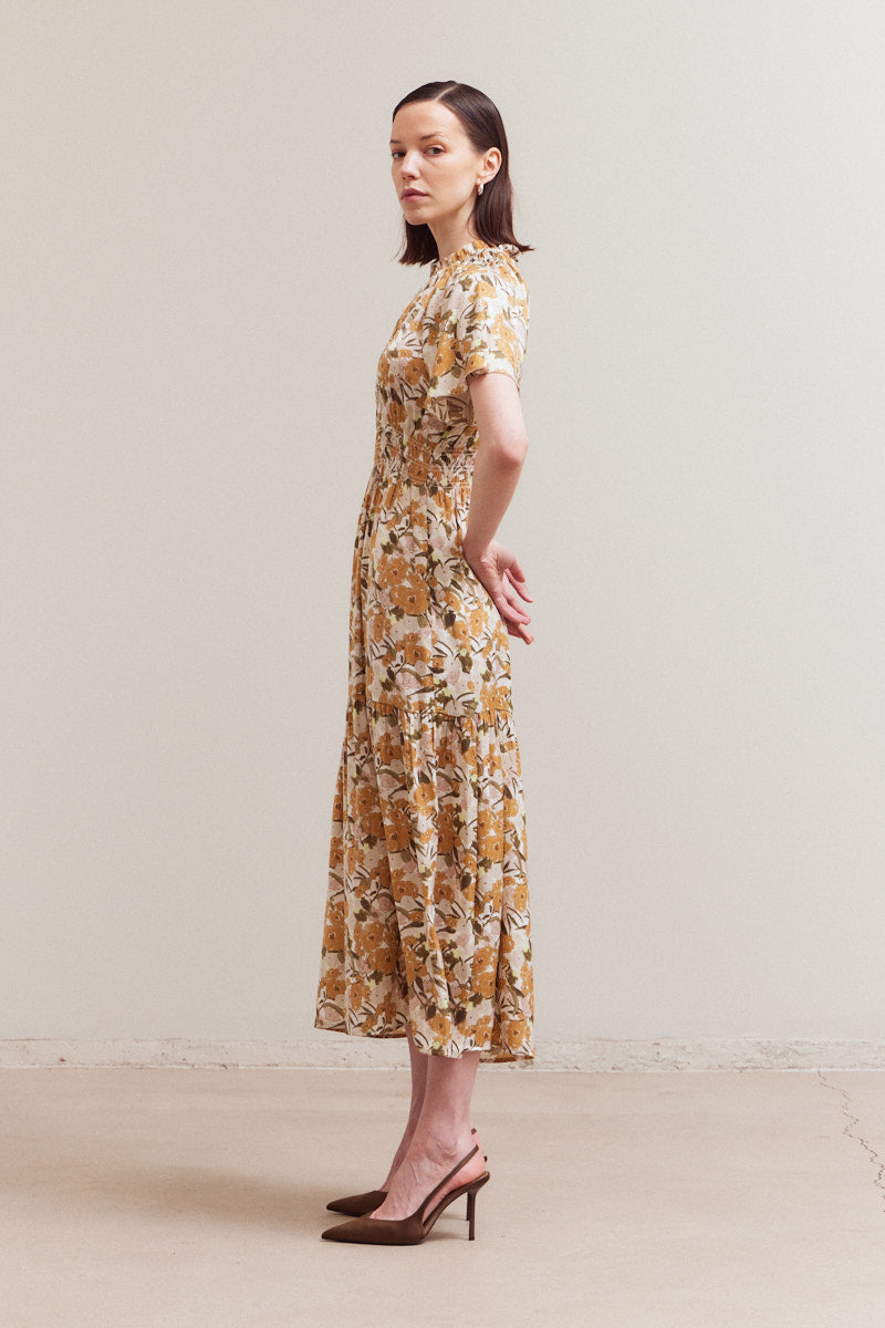 Raglan Sleeve Tier Max Dress