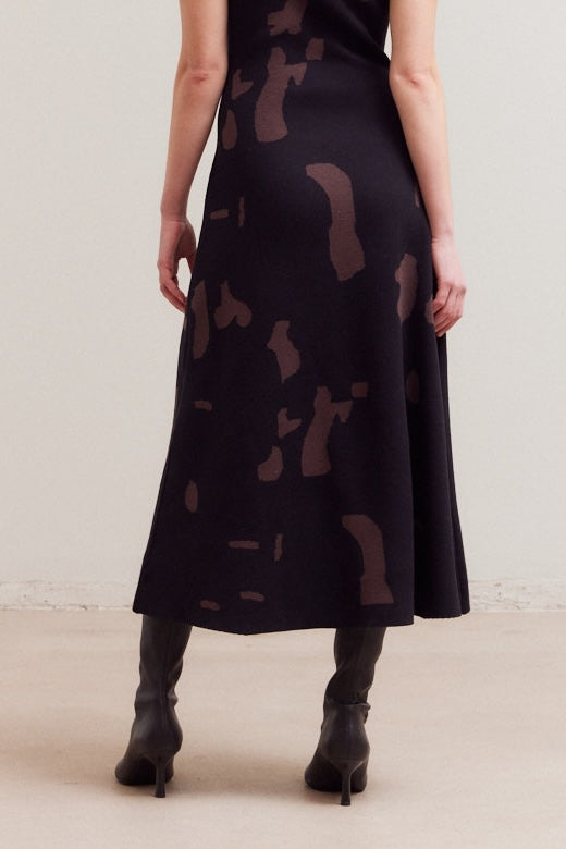 Fitted Knit Maxi Dress