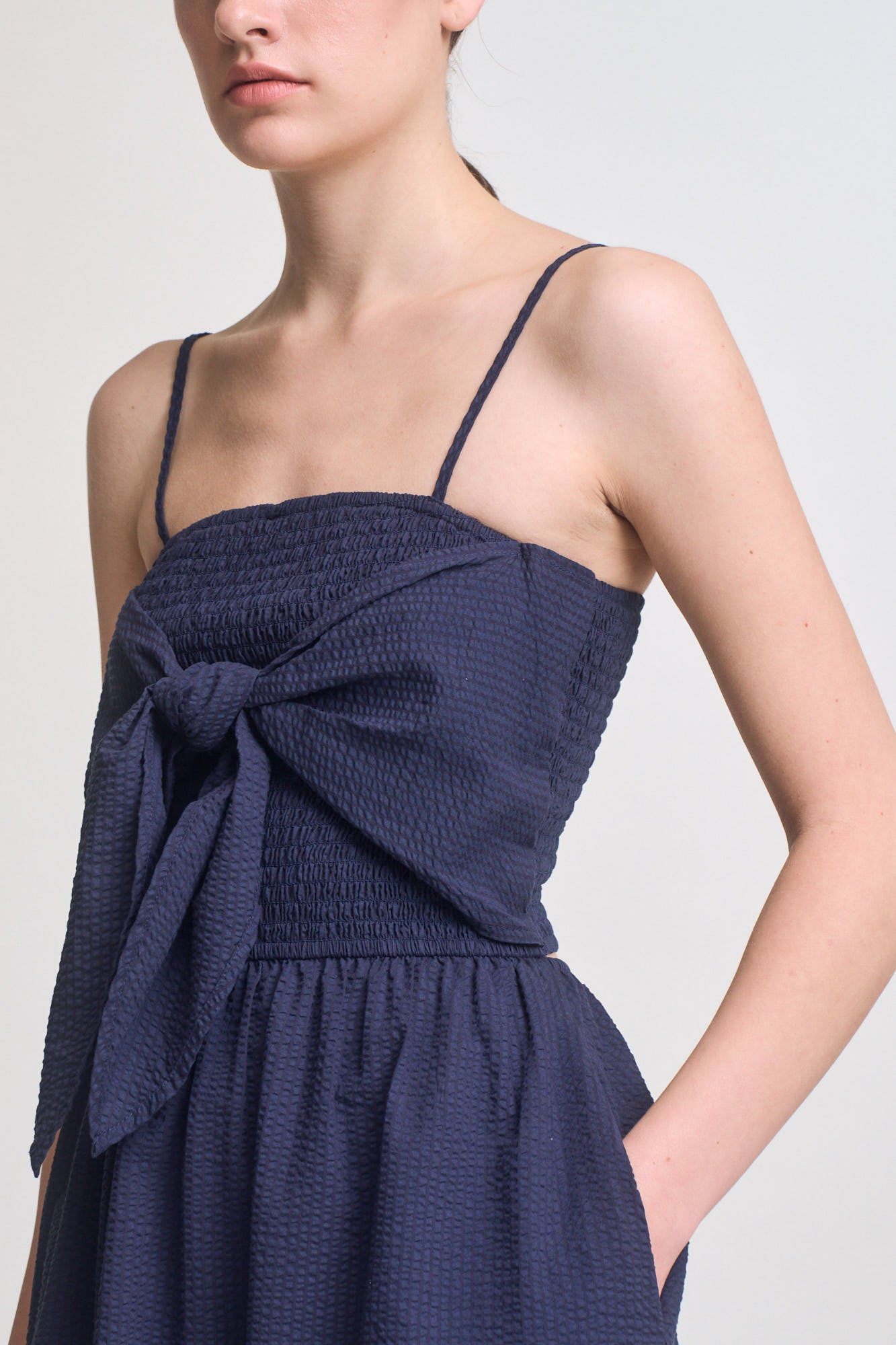 Front Tie Maxi Dress