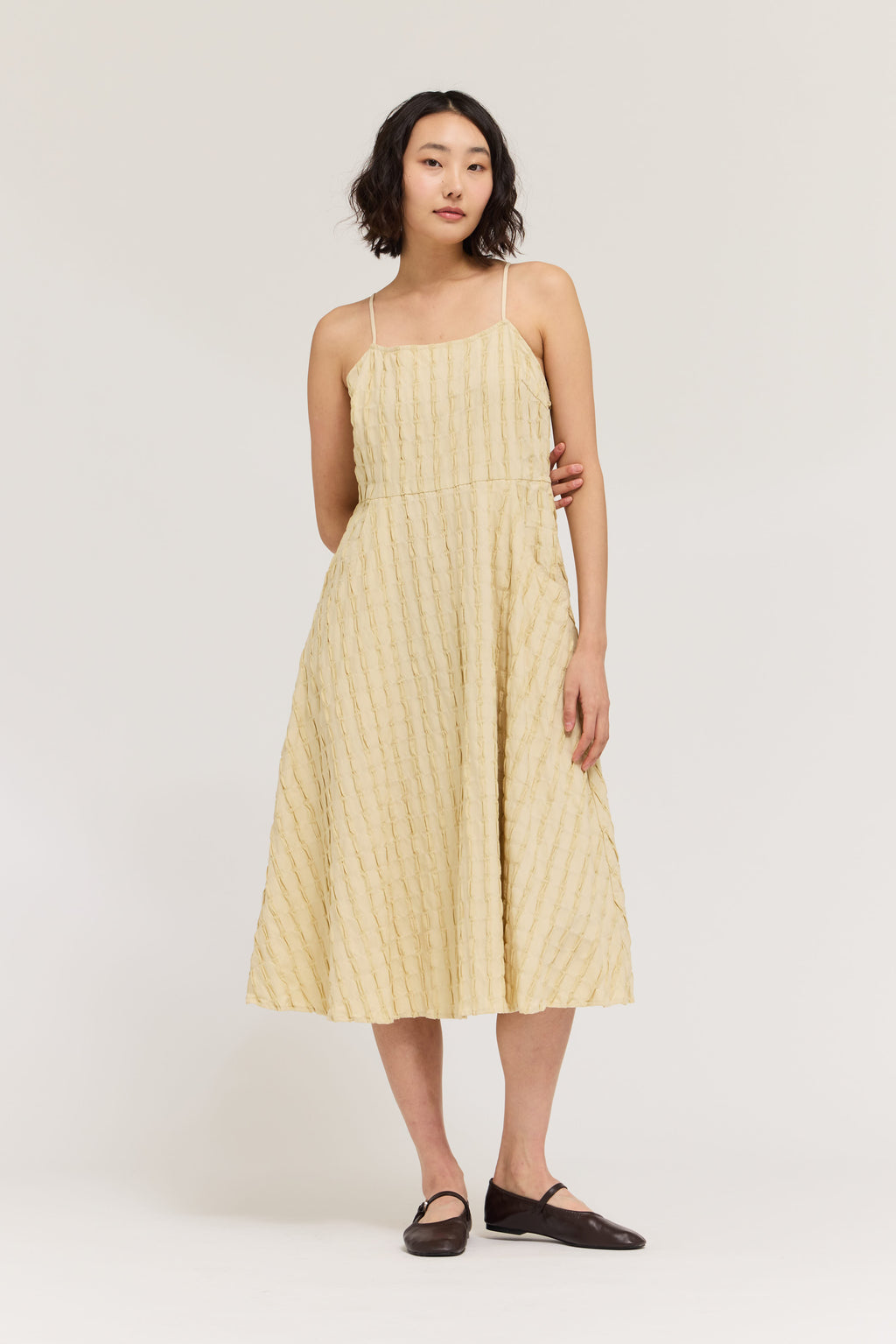 Side Slit Spaghetti Strap Maxi Dress