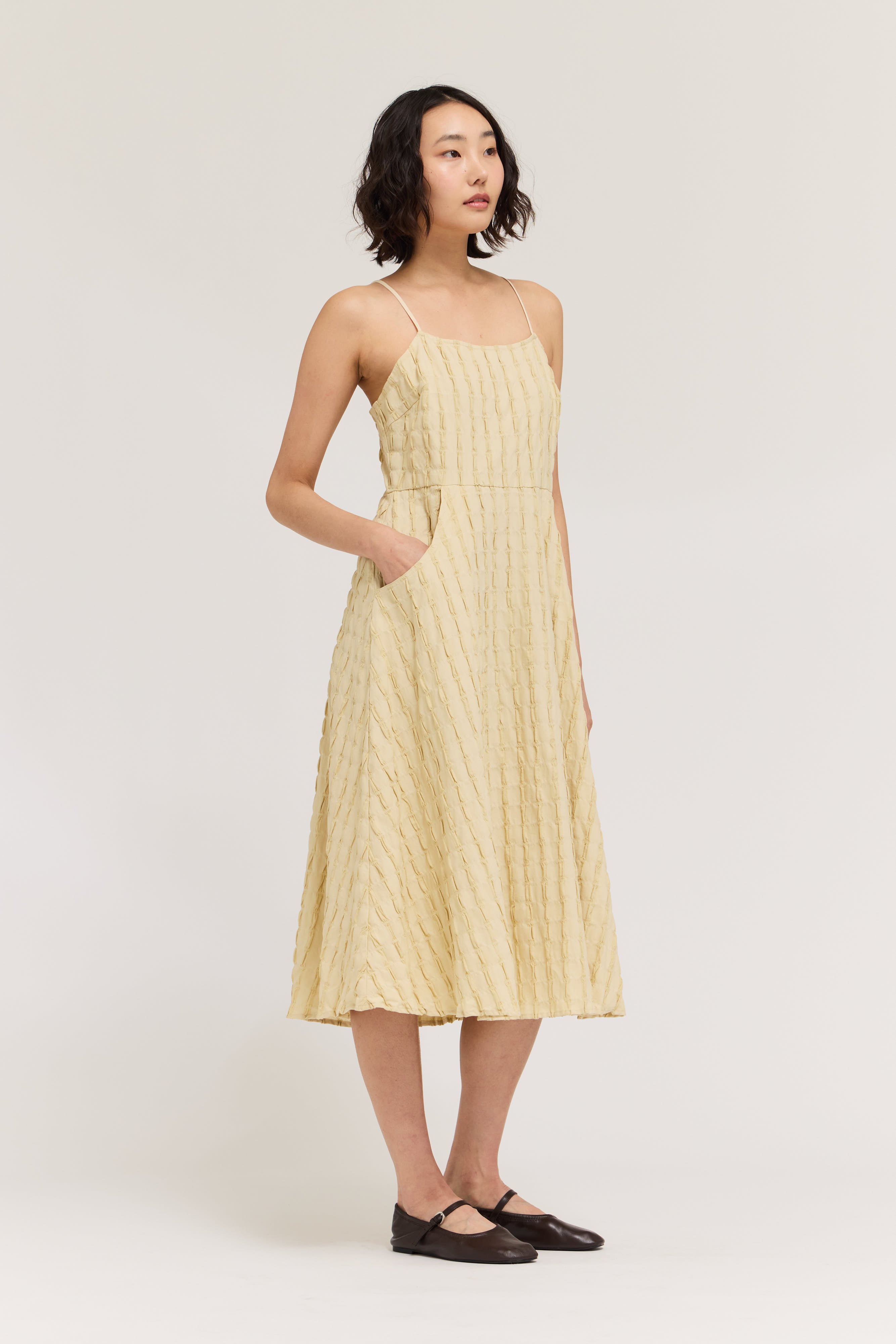 Side Slit Spaghetti Strap Maxi Dress