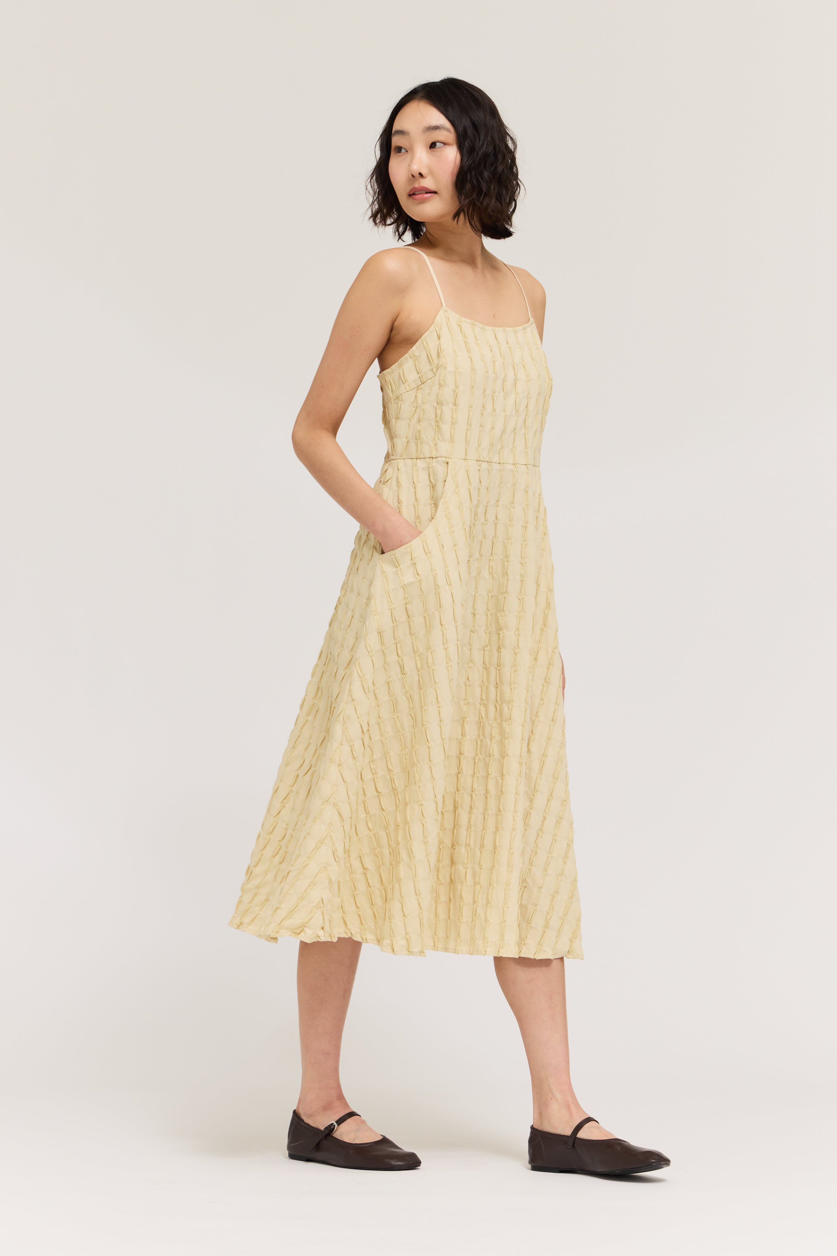 Side Slit Spaghetti Strap Maxi Dress