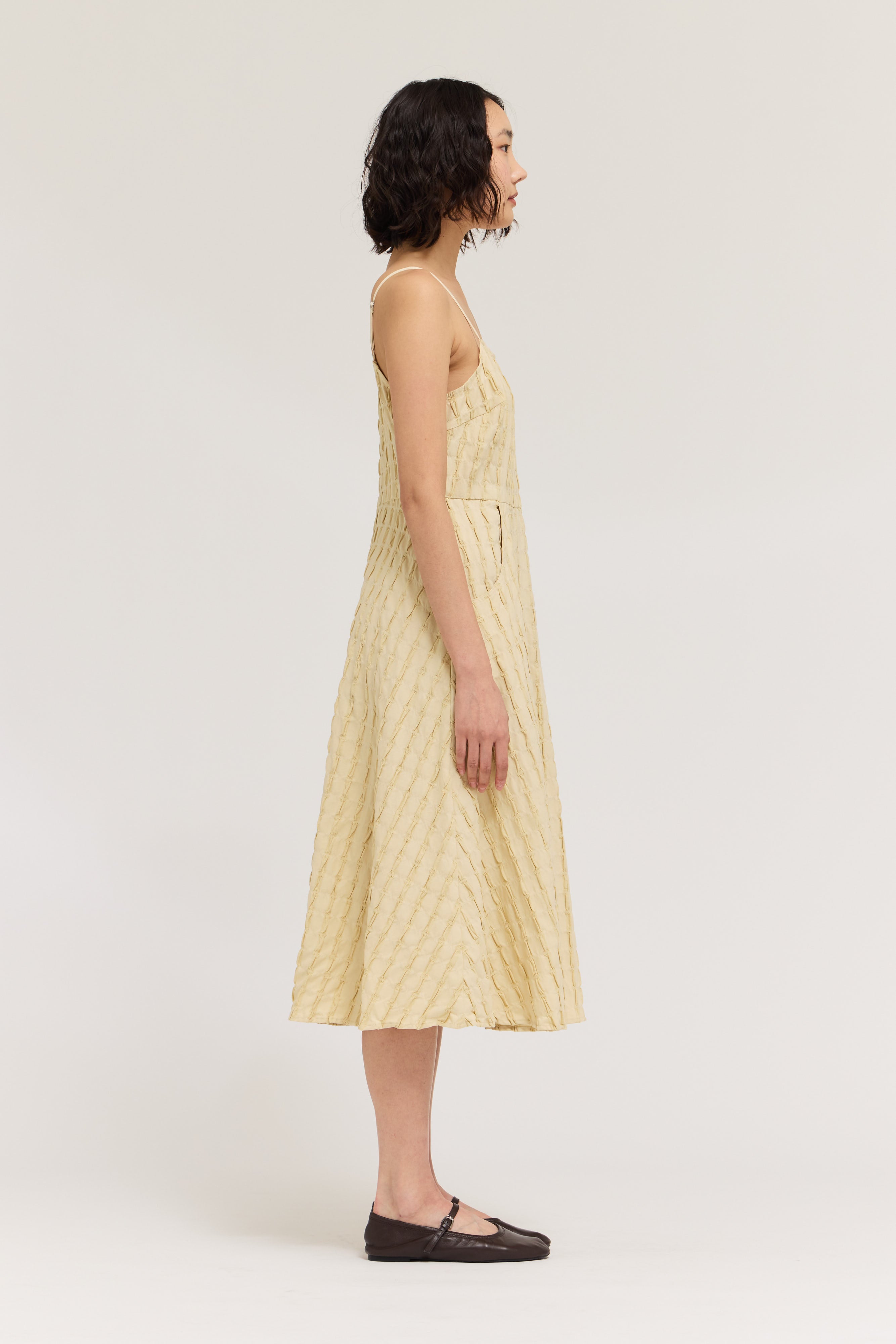 Side Slit Spaghetti Strap Maxi Dress