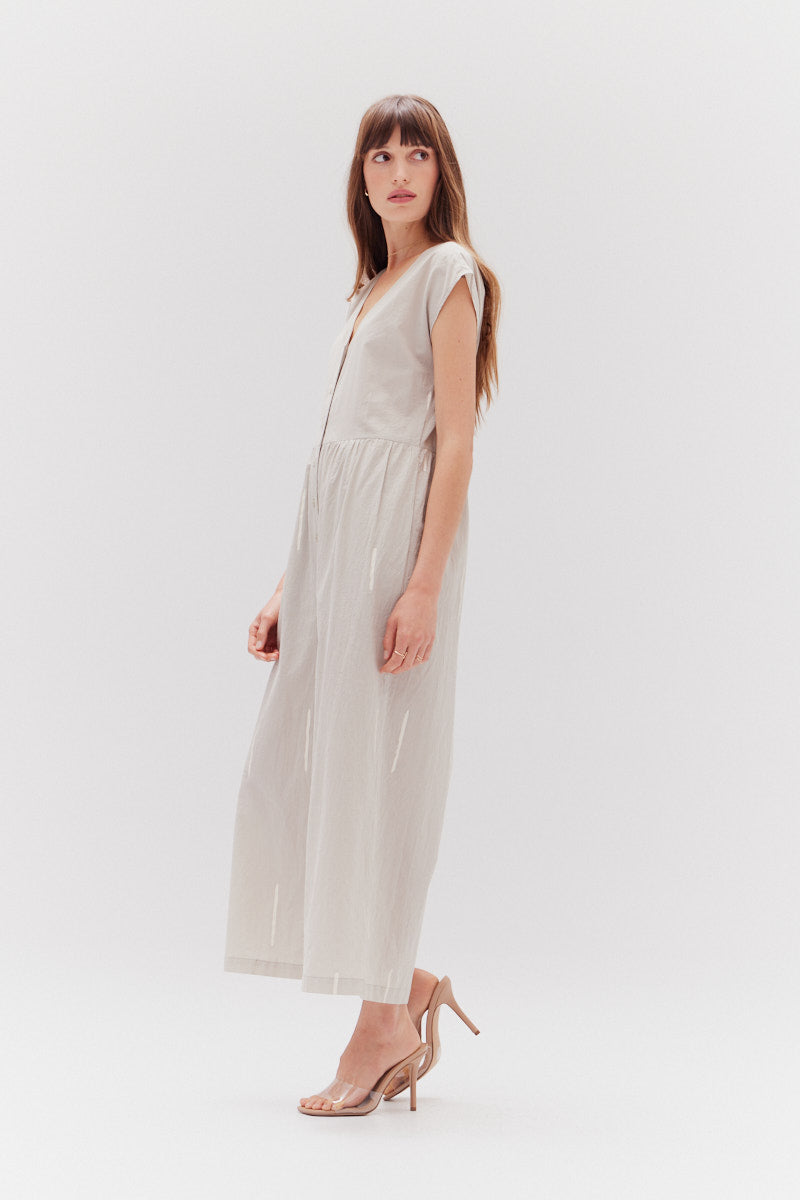 Matchstick Print Jumpsuit