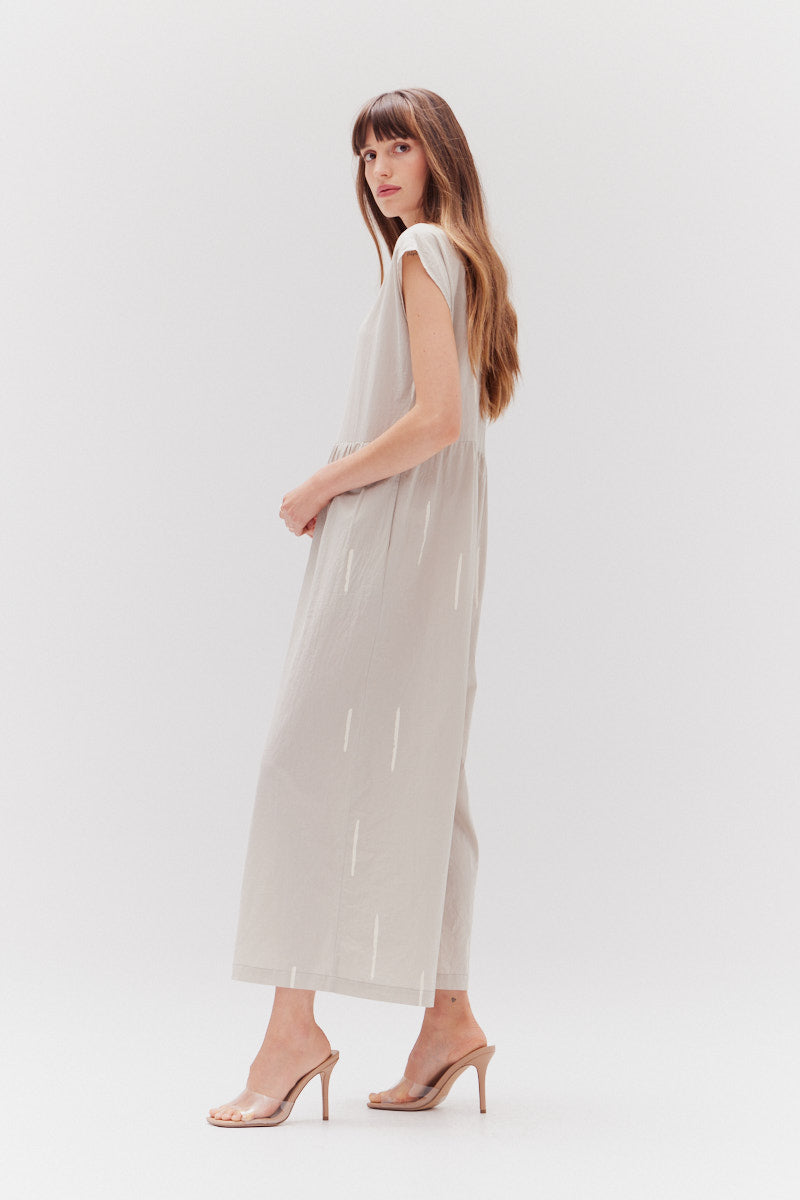 Matchstick Print Jumpsuit