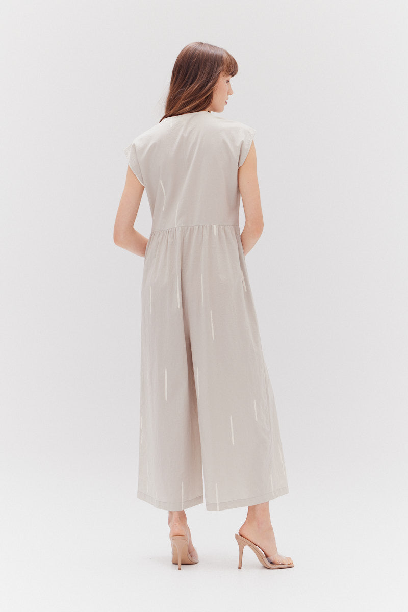 Matchstick Print Jumpsuit