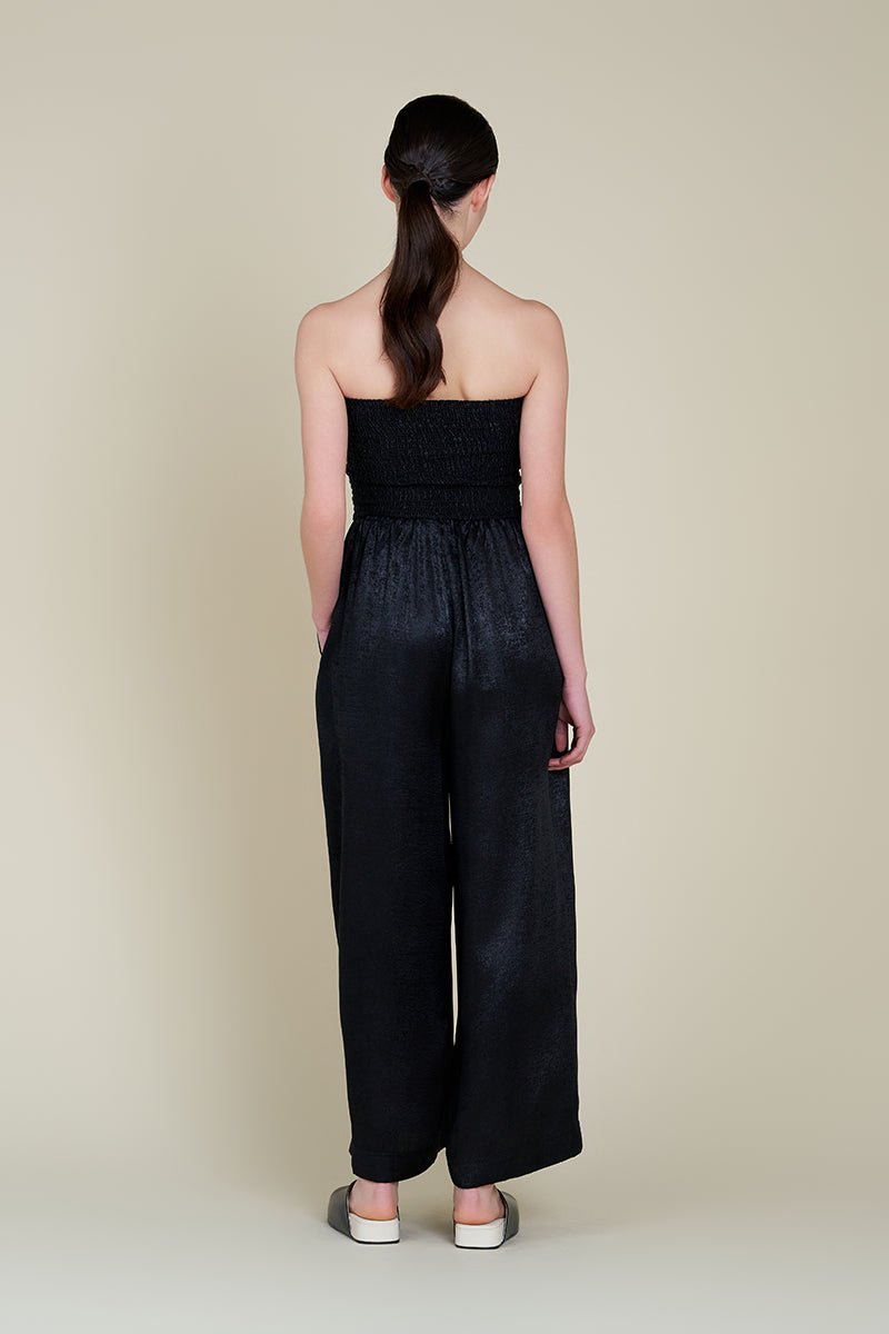 Tie Front Shine Jumpsuit