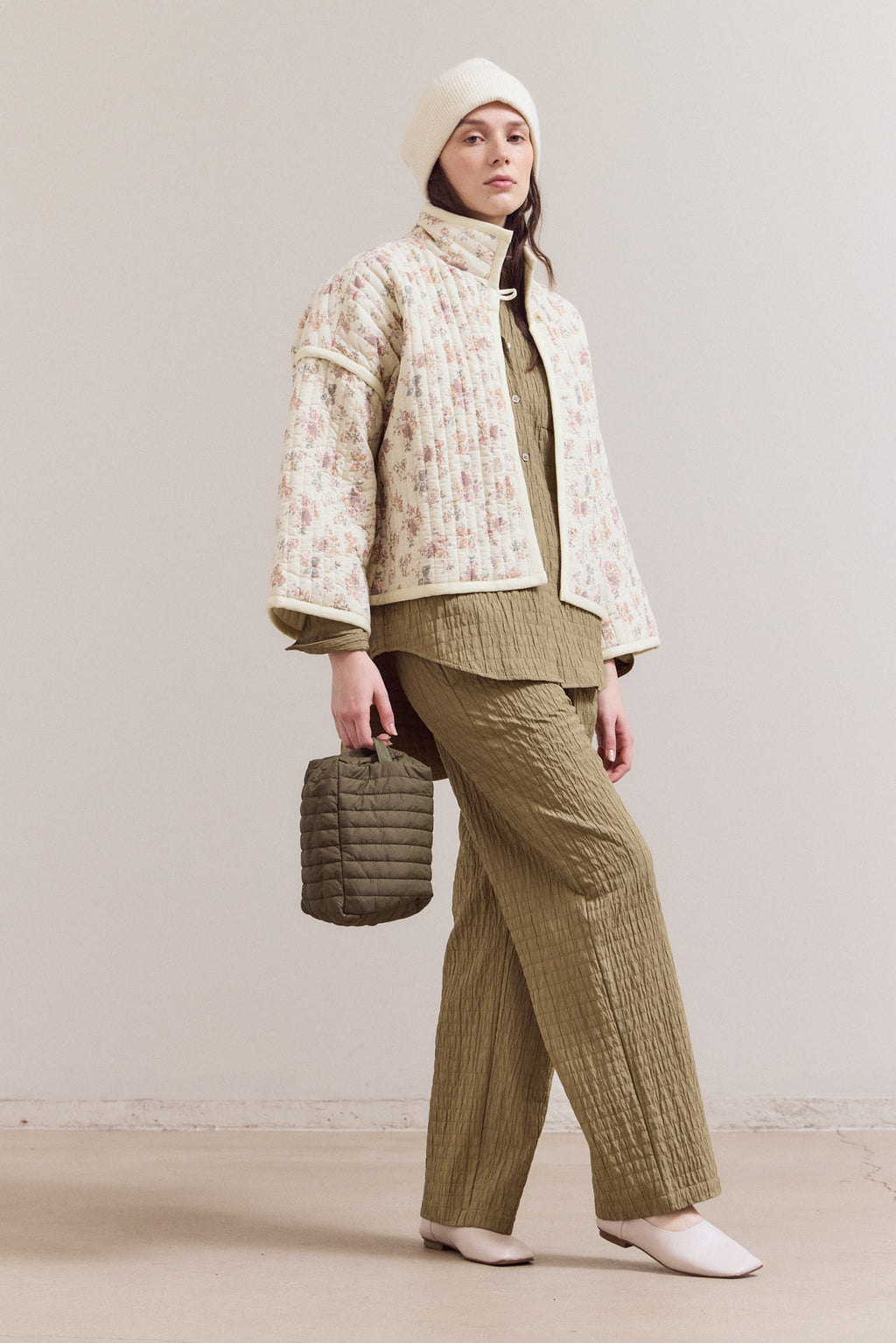 Quilted Vanity Pouch