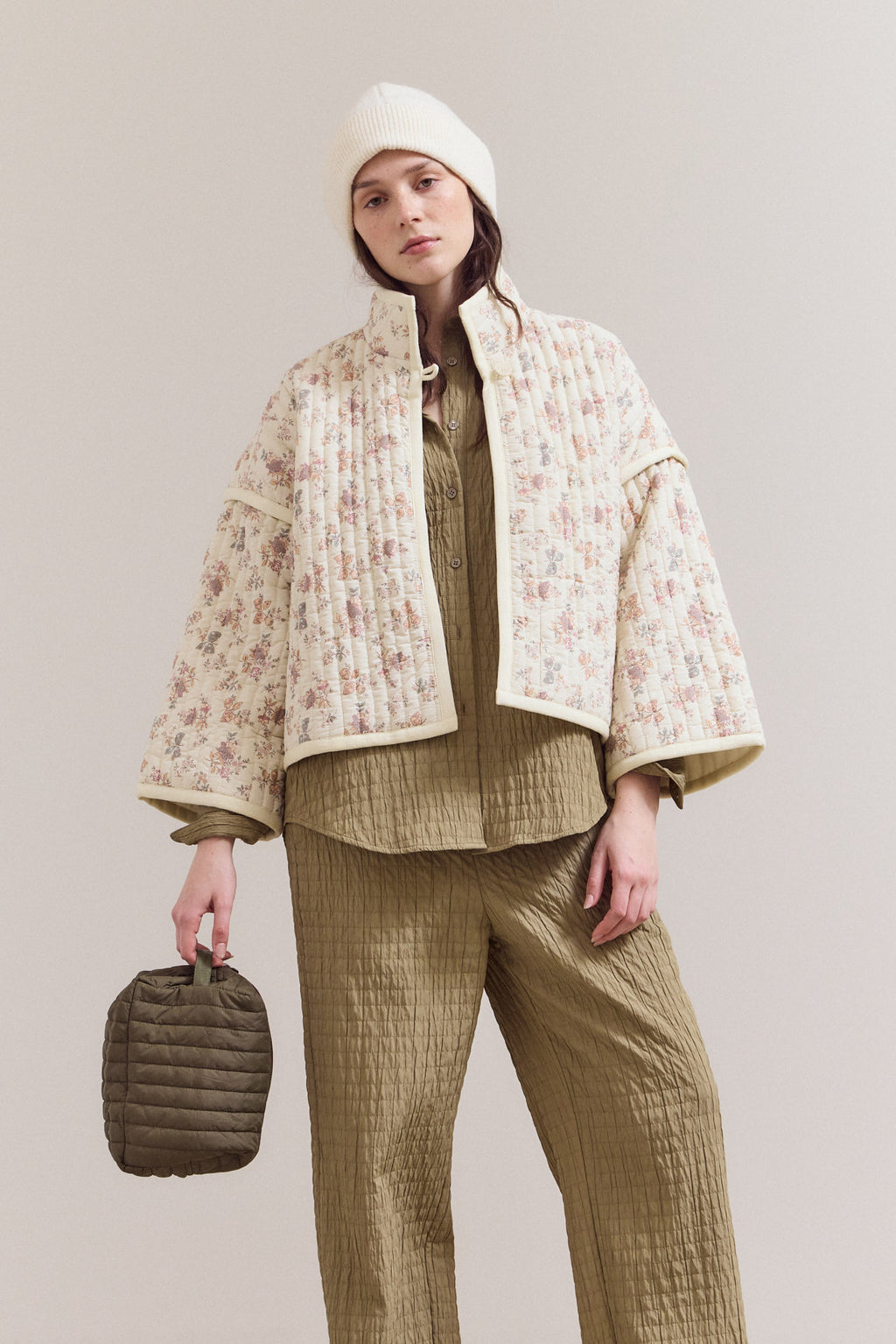 Quilted Vanity Pouch