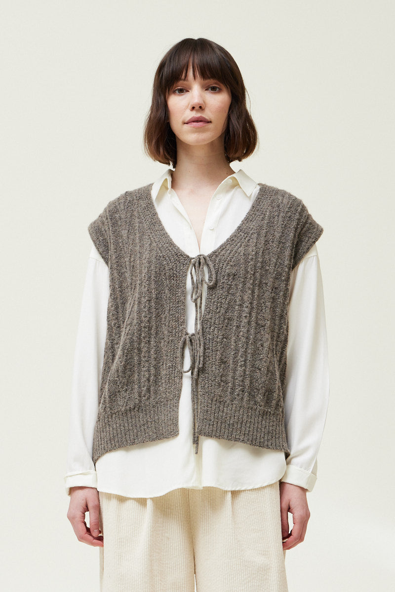 Cable Knit Vest