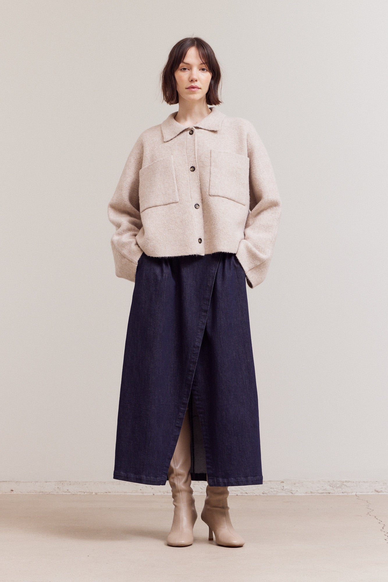 Fronted Pocket Maxi Coat